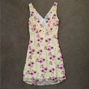 Princess Polly Yellow Floral Dress